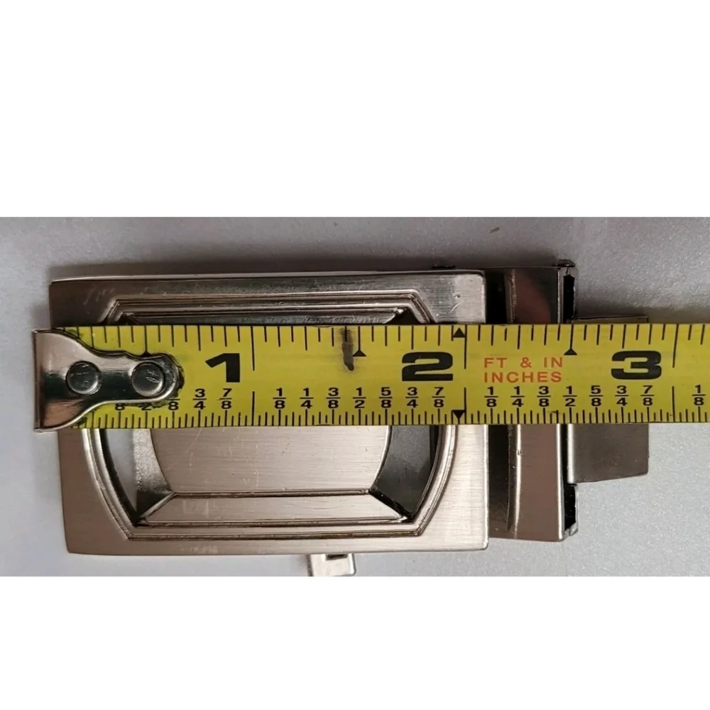 Men's Brown 42cLeather Belt with Silver Cam Buckle